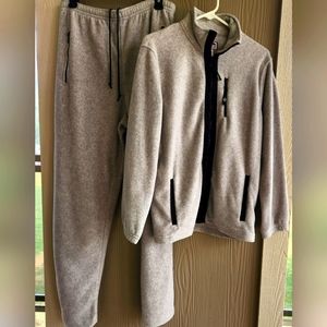 Alpine Tek Fleece Jacket & Pant Sz M